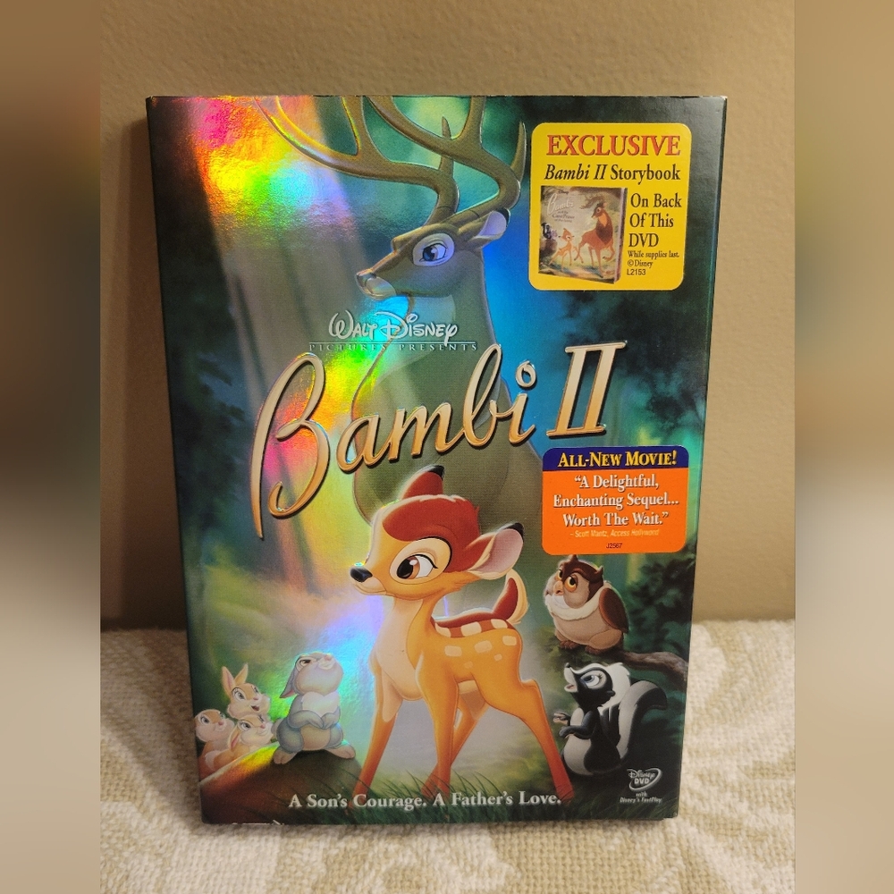 4/$15 SALE Bambi II DVD Kids Children Favorites